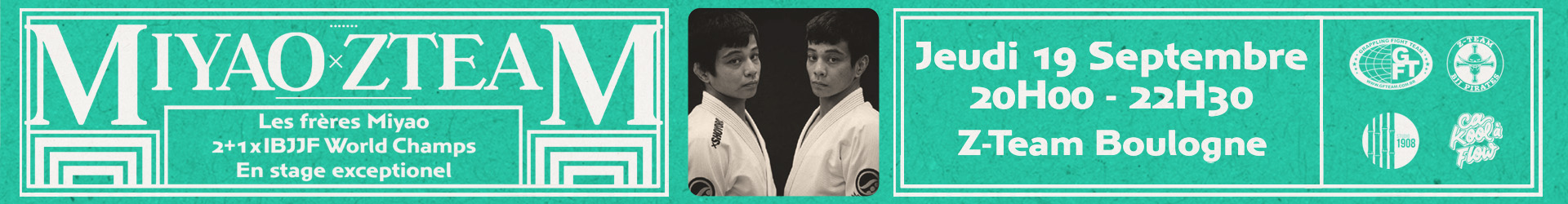 Bannière Stage Miyao Brothers x ZTEAM